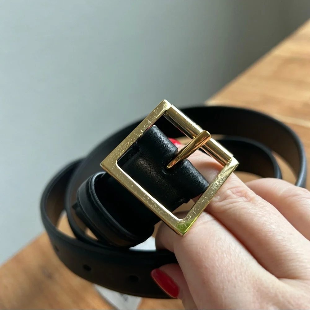 The Row 2.5cm Soft Box Classic Leather Belt
